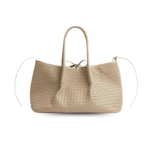 Bottega Veneta Pinacoteca Medium Top Handle Bag 16.9in/ 43cm Ecru Gold Hardware For Women 817166V5AG19631