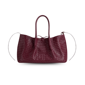 Bottega Veneta Pinacoteca Medium Tote Bag 16.9in/ 43cm Barolo Gold Hardware For Women 817166V5AG12363