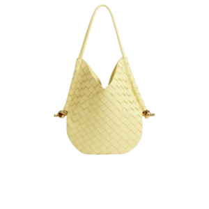 Bottega Veneta Solstice Small Shoulder Bag 10.2in/ 26cm Yellow Gold Hardware For Women 740898VCPP17455