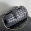 Bottega Veneta Lauren 1980 Small Shoulder Bag 10.6in/ 27cm Black Gold Hardware For Women - Image 5
