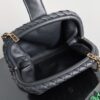 Bottega Veneta Lauren 1980 Small Shoulder Bag 10.6in/ 27cm Black Gold Hardware For Women - Image 10