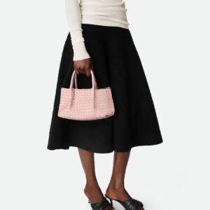 Alternative view of Bottega Veneta Pinacoteca Small Tote Bag 9.4in/ 24cm Rose Gold Hardware For Women 819004V5AG16873