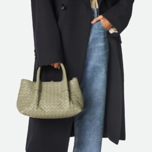 Alternative view of Bottega Veneta Pinacoteca Small Tote Bag 9.4in/ 24cm Travertine Gold Hardware For Women 819004V5AG13055