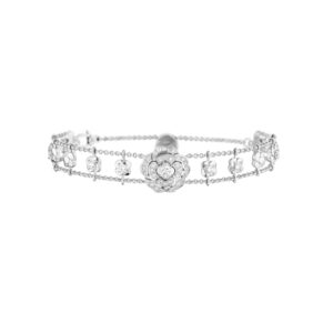 Bouton De Camélia Bracelet White Gold For Women J12065, 3599591874024