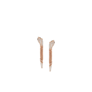 Bvlgari Serpenti Earrings For Women Rose Gold Hardware 359387