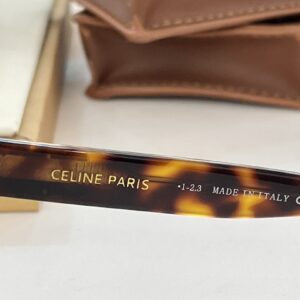 Alternative view of Celine Cat Eye Sunglasses Brown For Women