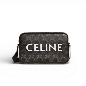 Celine Medium Messenger Bag Black For Men 9.1in/23cm 194502CIM.38OG