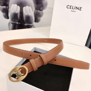 Alternative view of Celine Triomphe 25mm Belt Brown For Women