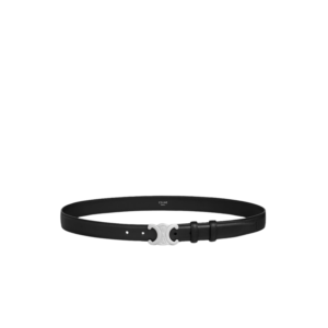 Celine Triomphe Belt 25mm Black For Women 45AK93A01.38SI