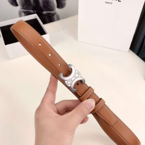 Alternative view of Celine Triomphe 25mm Belt Brown For Women