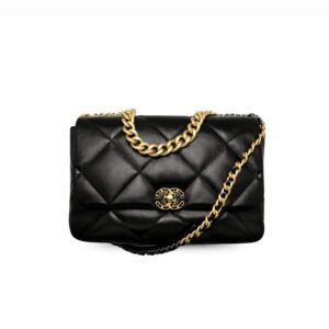 Chanel 19 Maxi Handbag Black For Women, Women's Bags, Shoulder And Crossbody Bags 14in/36cm AS1162 B04852 94305