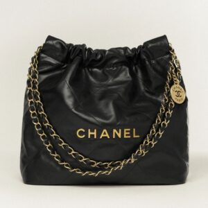 Alternative view of Chanel 22 Shoulder Bag 16.4in/ 42cm Black Gold Hardware For Women AS3261 B08872 94305