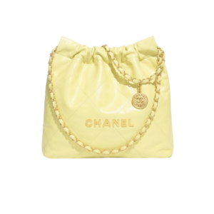 Chanel 22 Small Shoulder Bag 14.4in/ 37cm Yellow Gold Hardware For Women AS3260 B08037 NS835