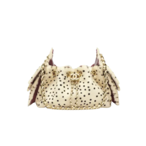 Chanel 25 Mini Shoulder Bag 8.7in/ 22cm Light Beige/ Black Gold Hardware For Women AS5631-B24745-UB200