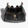 Chanel 25 Small Shoulder Bag 10.2in/ 26cm Black Gold Hardware For Women AS5293 B20304 94305 - Image 3
