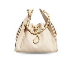Chanel 25 Small Shoulder Bag 10.2in/ 26cm Beige Gold Hardware For Women AS5293 B20304 NAGEK