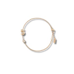 Chanel Extrait De N°5 Bracelet Beige Gold For Women J12428