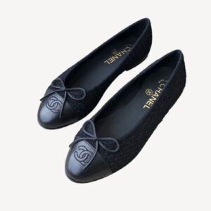 Chanel Ballet Flats Black For Women
