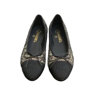 Chanel Ballet Flats Grey For Women