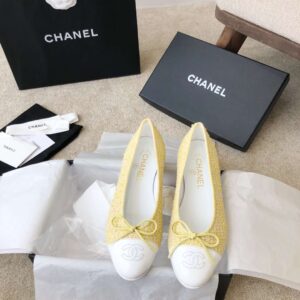 Alternative view of Chanel Ballet Flats Yellow For Women