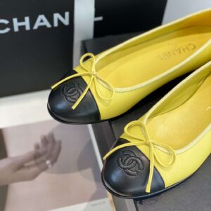 Alternative view of Chanel Ballet Flats Yellow For Women