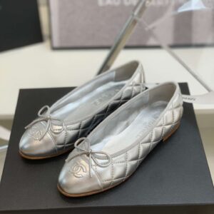 Alternative view of Chanel Ballet Flats Silver For Women