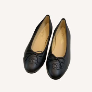 Chanel Ballet Flats Black For Women