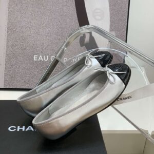 Alternative view of Chanel Ballet Flats Silver For Women