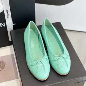 Alternative view of Chanel Ballet Flats Jade Green For Women