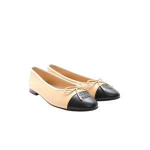Chanel Ballet Flats Beige For Women