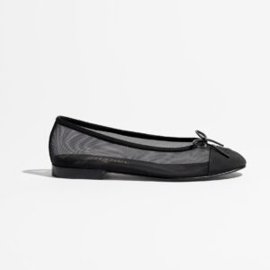 Alternative view of Chanel Ballet Flats Black Mesh For Women G02819-B23534-94305