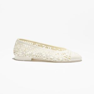 Alternative view of Chanel Ballet Flats Ivory For Women G46984-B22762-U5360