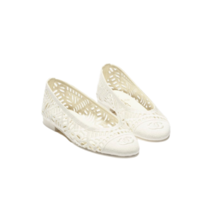Chanel Ballet Flats Ivory For Women G46984-B22762-U5360