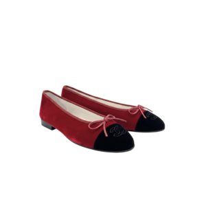 Chanel Ballet Flats Red For Women