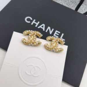Alternative view of Chanel CC Earrings Gold For Women