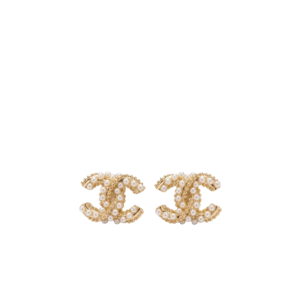 Chanel CC Earrings Gold For Women