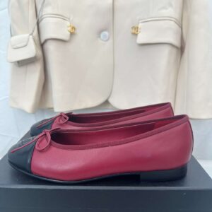Alternative view of Chanel Ballerina Logo Ballet Burgundy For Women