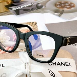 Chanel Cat Eye Frame Sunglasses Black For Women