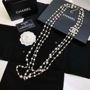 Alternative view of Chanel Chain Necklace Gold For Women