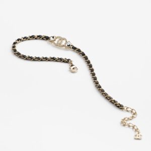 Alternative view of Chanel Choker Gold Black & Crystal For Women - ABG276-B21852-U3435