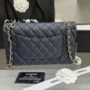 Chanel Classic 11.12 Crossbody Bag 10in/ 25.5cm Dark Blue Gold Hardware For Women A01112 B10583 NZG78 - Image 3