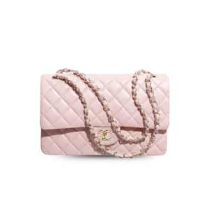 Chanel Classic Large Crossbody Bag 11.7in/ 30cm Light Pink Gold Hardware For Women A58600 Y04059 NW780