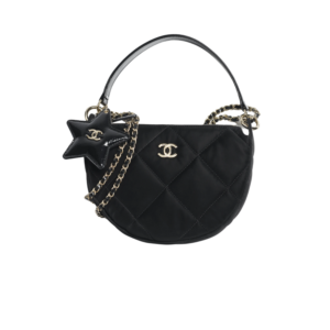 Chanel Clutch With Chain Top Handle Bag 8.7in/ 22cm Black Gold Hardware For Women‎ AP4791-B21406-94305