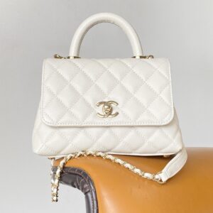 Alternative view of Chanel Coco Handle Mini Bag White For Women 5,1in/13cm