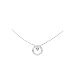 Chanel Coco Necklace Silver Hardware For Women J13216