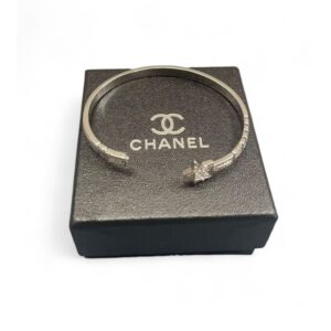 Alternative view of Comète Chevron Bracelet White Gold For Women