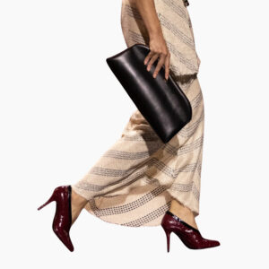 Alternative view of Chanel Crocodile Pumps Burgundy/ Black For Women G47181-B24263-U9719