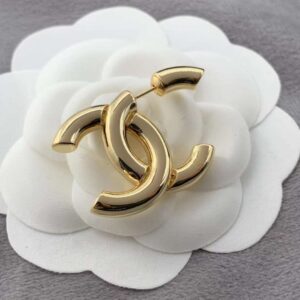 Alternative view of Chanel Double C Earrings Gold For Women