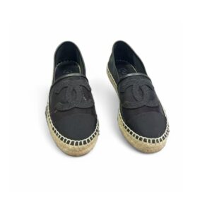 Chanel Espadrilles Black For Women G29762