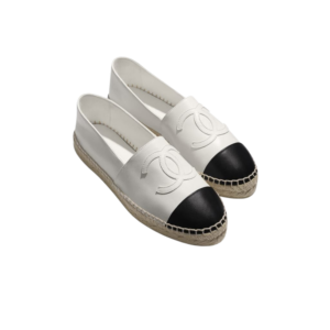 Chanel Espadrilles White/ Black For Women G29762